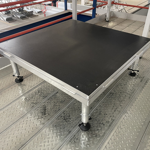 Plateforme de scène modulaire portable robuste 1 x <span class=keywords><strong>2</strong></span> en aluminium, <span class=keywords><strong>podium</strong></span> pour événements - Product Image 1