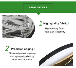 <span class=keywords><strong>Greenscreen</strong></span> 75cm Prix usine Chaise Portable Réversible Studio Pliable Vert Écran <span class=keywords><strong>Greenscreen</strong></span> pour webcam toile de fond - Product Image 4