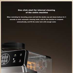 เครื่องชงกาแฟเอสเพรสโซแบบกึ่งอัตโนมัติคุณภาพสูงสำหรับใช้ในบ้าน 1500 วัตต์ ทำจากสแตนเลส พร้อมหน้าจอสัมผัส - Product Image 5