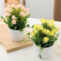 Plantes en pot artificielles Bonsaï écologiques faites à la main pour l'intérieur/l'extérieur – Idéales pour la remise des diplômes, Pâques, la Saint-Valentin