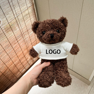T-shirt en peluche ours en peluche avec logo personnalisé, poupée en peluche, accessoire <span class=keywords><strong>photo</strong></span>, cadeau d'entreprise pour événement d'entreprise - Product Image 6