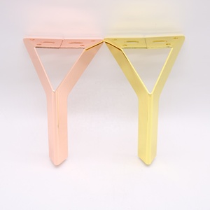 Hardware per mobili dal Design moderno gambe per divani in metallo nero opaco di alta qualità in stile industriale gamba in oro rosa - Product Image 5