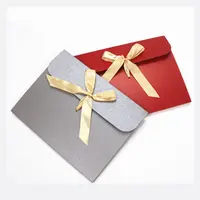Embalagem personalizada de envelope de papelão, envelopes de papel de casamento diy