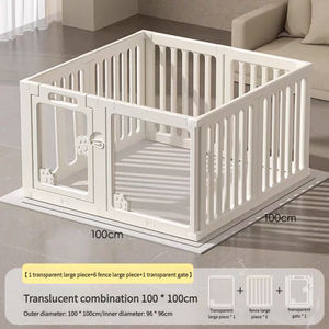 Hoge kwaliteit moderne comfortabele acryl hondenren met half zicht, transparante hondenkooi, huisdierenhuisjes & meubels - Product Image 2