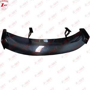 Ala trasera de fibra de carbono para coche, Alerón trasero de fibra de carbono Z-ART 718 para Boxster <span class=keywords><strong>GT</strong></span> <span class=keywords><strong>4</strong></span>, Cayman, 718 - Product Image 3