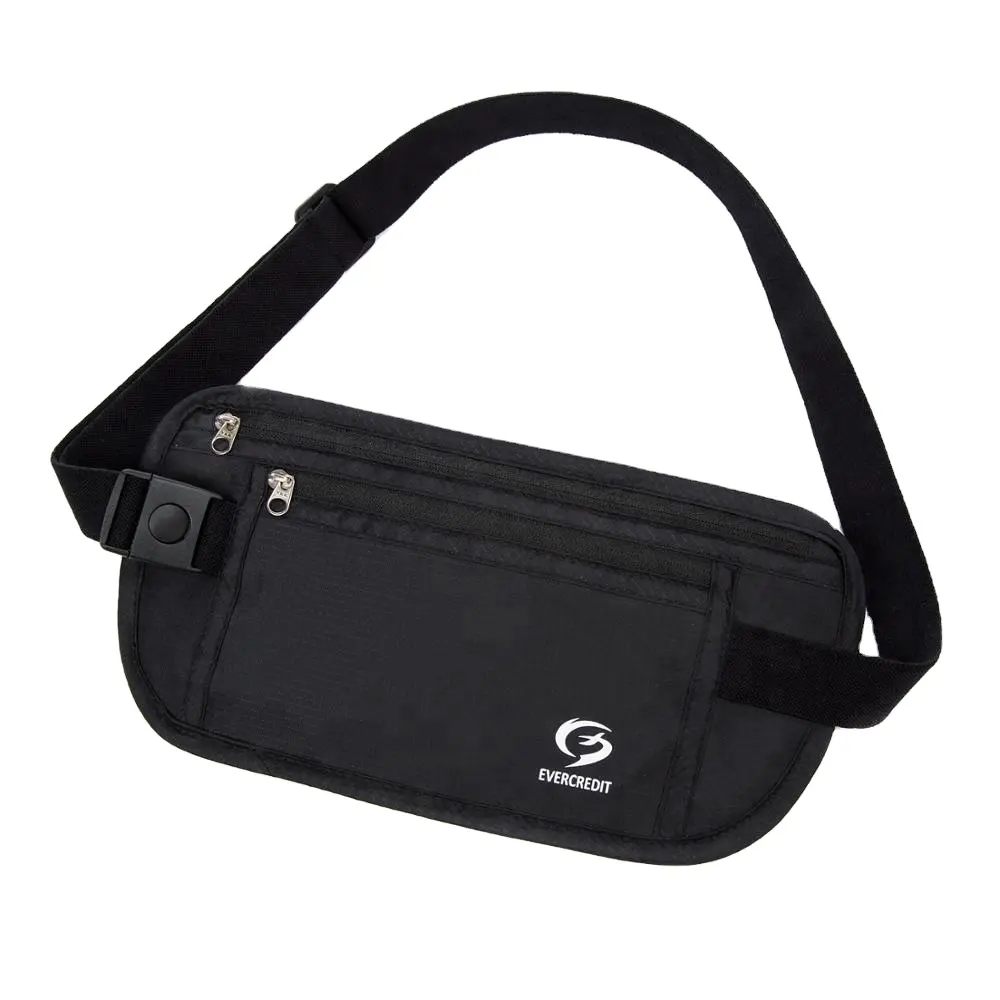 RFID Blocking Wallet Hidden Waist Bag Anti Theft Fanny Pack Travel Safty Money Belt