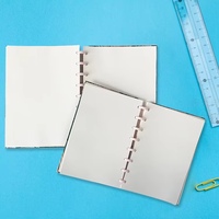 Gros personnalisé bricolage grands cahiers à reliure sur disque boucle champignon de reliure d'anneau de couleur personnalisée pour un usage individuel ou professionnel