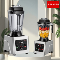 HELAXEN Commerciële Blender Sapcentrifuge IJskruiser Multifunctioneel RVS 2200W 220V/110V Oververhittingbeveiliging 2.8L-7L Knop