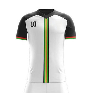 Custom Logo Printed Sublimation Short Sleeves Soccer Uniform Customizable Lightweight Breathable Soccer Uniform Set - Product Image 5