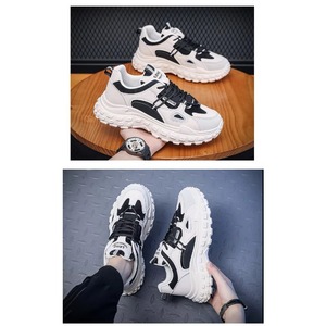 Zapatillas deportivas de hombre nuevas al por mayor, de caña baja, estilo 'Dad Shoes' con contraste, transpirables, estilo coreano para correr - Product Image 6