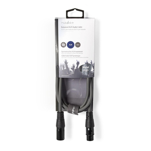 Câble audio équilibré XLR mâle-femelle 3 broches de 1,5 m - Product Image 2