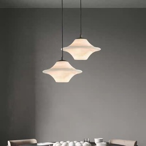 โคมไฟห้อยเพดานหินอ่อน LED E27 สีขาวทรงกลม ดีไซน์สวยงาม เหมาะสำหรับห้องนอน ห้องนั่งเล่น บ้านพักตากอากาศ - Product Image 4