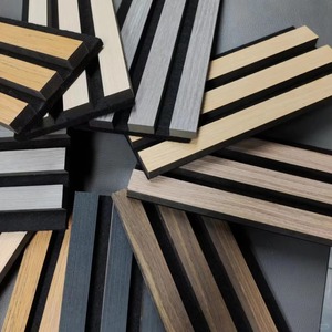 Panneau acoustique en MDF à une face, panneau décoratif insonorisant moderne pour chambre à coucher, utilisation extérieure, ignifuge et imperméable - Product Image 2