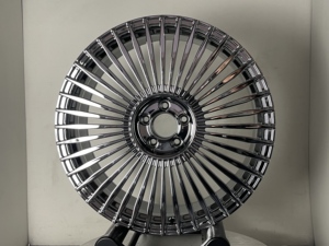 Ruedas LZT-101 Multirradio Cromadas Forjadas a Medida de 22 Pulgadas 5x114.3, Ruedas de Aleación Forjadas de 1 Pieza para Benz <span class=keywords><strong>Audi</strong></span> <span class=keywords><strong>MAYBACH</strong></span> S - Product Image 1
