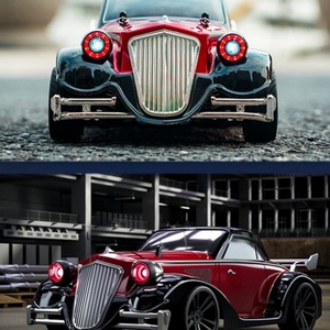 Voiture télécommandée électrique 1/16 35km/h 2.4G SCY 16302 Delin, modèle rétro classique, voiture de drift haute vitesse à quatre roues motrices, jouet RC - Product Image 5