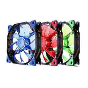 พัดลม LED สีเขียวขนาด 12 ซม. 120x120x25 มม. สำหรับระบายความร้อนเคสคอมพิวเตอร์ - Product Image 4