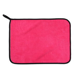 Toalla de microfibra de doble cara para lavado de autos, 30x40 cm, gruesa, sin pelusa, absorbente, para limpieza y detallado de automóviles - Product Image 4