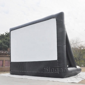 Écran de projection gonflable portable géant de 34 pieds pour fêtes, cinéma en plein air, projection de films en extérieur, cinéma drive-in - Product Image 1