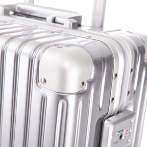 New 24 inch large travel luggage with durable stainless steel ABS PC pole aluminum frame luxury luggage - Product Image 2