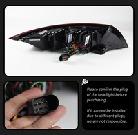 Feux arrière pour Audi TT 2006-2014, ensemble LED avec clignotants séquentiels, feux de recul, éclairage arrière, accessoires de modification automobile