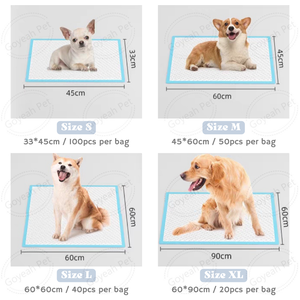 מהיר ספיגה <span class=keywords><strong>doggie</strong></span> potty רפידות אימון פנויה עבור כלבים חתולים חתולים - Product Image 6