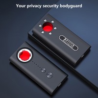 Detector de Cámaras Ocultas Portátil T1, Detector de Micrófonos Espía, con Wi-Fi, Control Remoto por Aplicación, Alarma Estroboscópica