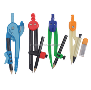 Trẻ Em Chuyên Nghiệp Bút Chì La Bàn Thiết Lập Với Vòng Tròn Bán Kính Kích Thước Cai Trị Bán Buôn Đầy Màu Sắc Nhựa La Bàn Cho Học Sinh Trung Học - Product Image 1