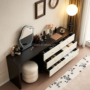 600676 Quanu Cómoda <span class=keywords><strong>de</strong></span> 6 cajones, tocador <span class=keywords><strong>de</strong></span> diseño vintage nuevo <span class=keywords><strong>para</strong></span> <span class=keywords><strong>niñas</strong></span>, tocador <span class=keywords><strong>de</strong></span> <span class=keywords><strong>maquillaje</strong></span> moderno 2026 <span class=keywords><strong>para</strong></span> mujer - Product Image 2