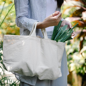 Bolsa de Compras de Lona de Algodón Orgánico Personalizada con Logotipo, Linda, Reutilizable, Lisa, de Calicó, con Impresión de Logotipo Personalizado - Product Image 6