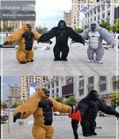 Costume de dinosaure ambulant avec son, Mascotte de dinosaure, Mascotte animale de cosplay, Ours polaire, Gorilles, King Kong