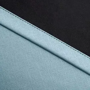 Haze blue Deluxe rideaux occultants nouvelle tendance grain de lin 100% rideau occultant tissu pour la maison pour hôtel