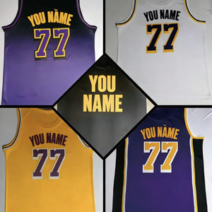 Nuevo Jersey <span class=keywords><strong>de</strong></span> Baloncesto Barato 2026 <span class=keywords><strong>de</strong></span> Los Angeles, #77 Luka Dončić, Bordado - Product Image 1