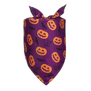 وشاح مثلث للكلاب بتصميم الهالوين مخصص بالجملة، وشاح للحيوانات الأليفة بنمط اليقطين، 100% بوليستر، للكلاب الصغيرة والمتوسطة والكبيرة بنمط الجمجمة - Product Image 6