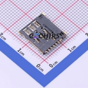 SNO-1351SW-P7 SIM Card Connector SMD Connector Self-Return Type Nano SIM Card Card Holder 1.37mm - Product Image 2