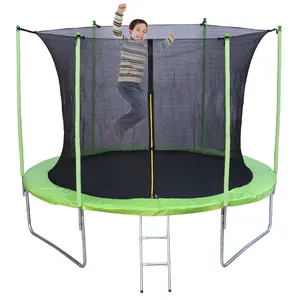 Hot Selling Cheap 6 - 16Ft Trampoline Outdoor Park Kids Jumping Bed Trampolines