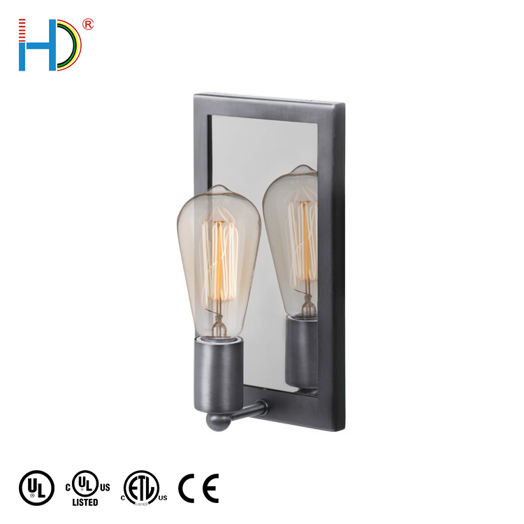 Moderne Laiton Bruni L'éclairage Vivant Edison Ampoule E26 Applique murale