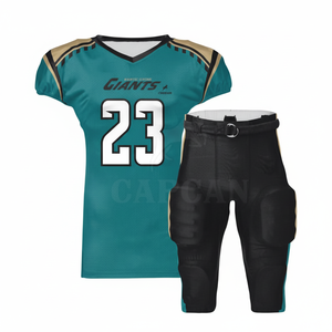 Uniformes de fútbol americano alto Diseño profesional personalizado para jóvenes XL Todos los colores Técnica de sublimación Precio razonable - Product Image 1