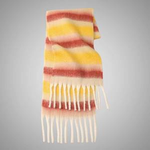 Écharpe en <span class=keywords><strong>laine</strong></span> à <span class=keywords><strong>tricoter</strong></span> de luxe <span class=keywords><strong>pour</strong></span> femmes et hommes, étoles d'hiver, écharpe solide à pampilles <span class=keywords><strong>pour</strong></span> dames, écharpe tissée de grande taille, teinte unie, vente en gros - Product Image 5