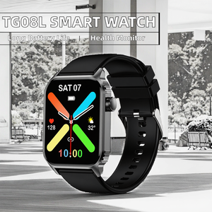 2024 TG08L vente chaude montre intelligente pour hommes femmes BT appel santé Tracker tension artérielle moniteur de fréquence cardiaque Dafit <span class=keywords><strong>APP</strong></span> IP67 - Product Image 3