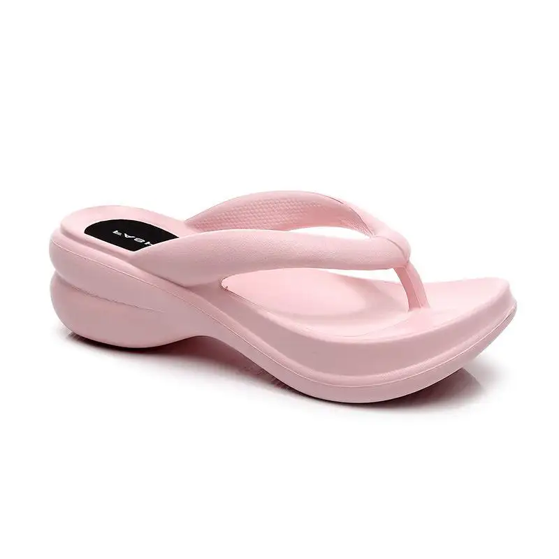 Ladies Wedge Flip-Flops Customized Designer Beach Shoes Sandals Slippers Wedding Flip Flop
