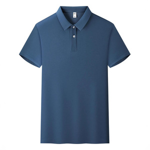 <b>Polo</b> Shirt Short Sleeve Solid Color Cotton Breathable Daily Wear - Product Image 4