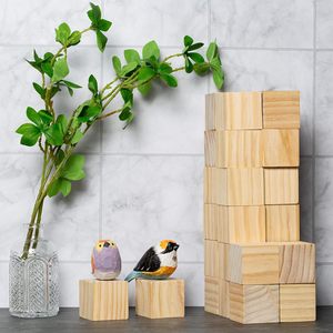 Blocs carrés en <span class=keywords><strong>bois</strong></span> de pin massif non fini, écologiques, naturels, technique de polissage en <span class=keywords><strong>bois</strong></span> - Product Image 3