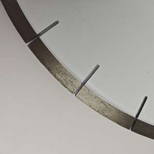 Disque de coupe diamanté en acier de qualité industrielle 14'' 16'' à noyau silencieux pour carreaux de céramique et de porcelaine, épaisseur 1,8 mm, garantie 1 an - Product Image 2