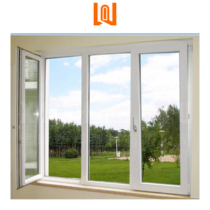 Alta calidad Impacto de huracán impermeable <span class=keywords><strong>PVC</strong></span> inclinación y giro <span class=keywords><strong>ventana</strong></span> balcón insonorizado columpio UPVC <span class=keywords><strong>ventana</strong></span> abatible - Product Image 4