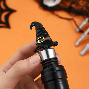 Abridor de Botellas de Vino con Forma de Sombrero de Bruja de Halloween, Accesorio Multifuncional para Vino, Regalo - Product Image 3