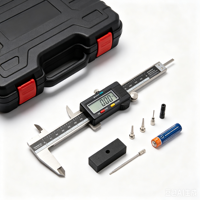 Medidor de Precisión Horizontal LICHENG, Calibrador Digital Industrial, Medidor Electrónico con Pantalla Digital, Detección de Desgaste de Neumáticos de Automóviles