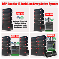 Système audio professionnel Line Array actif à 3 voies avec enceintes doubles de 12 pouces pour scène et extérieur, certifié CE ROHS