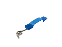 Crochet de guidage en plastique pour machine à filer, guide-fil avec tambour rainuré