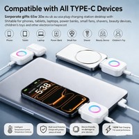 Produit le plus vendu : Séparateur de charge universel automatique IA 140W, taille mini, séparateur de charge complète, arrêt automatique X01