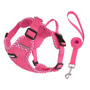 Penawaran Spesial Set <span class=keywords><strong>Harness</strong></span> Vest Anjing PU Mewah Solid dengan Tali, Reflektif, Dapat Disesuaikan, Anti Tarik, untuk Anjing Kecil, Sedang, Besar, Tahan Lama, dan Modis - Product Image 3
